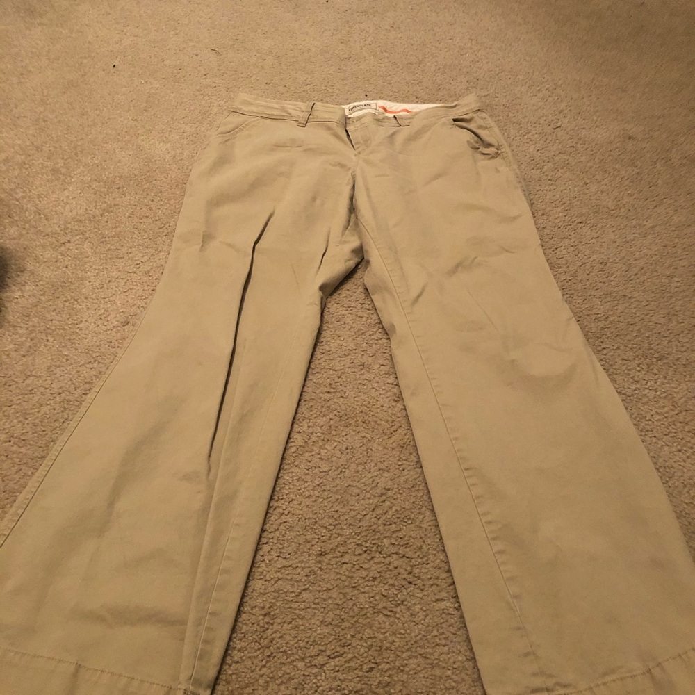 Old navy super flare khakis